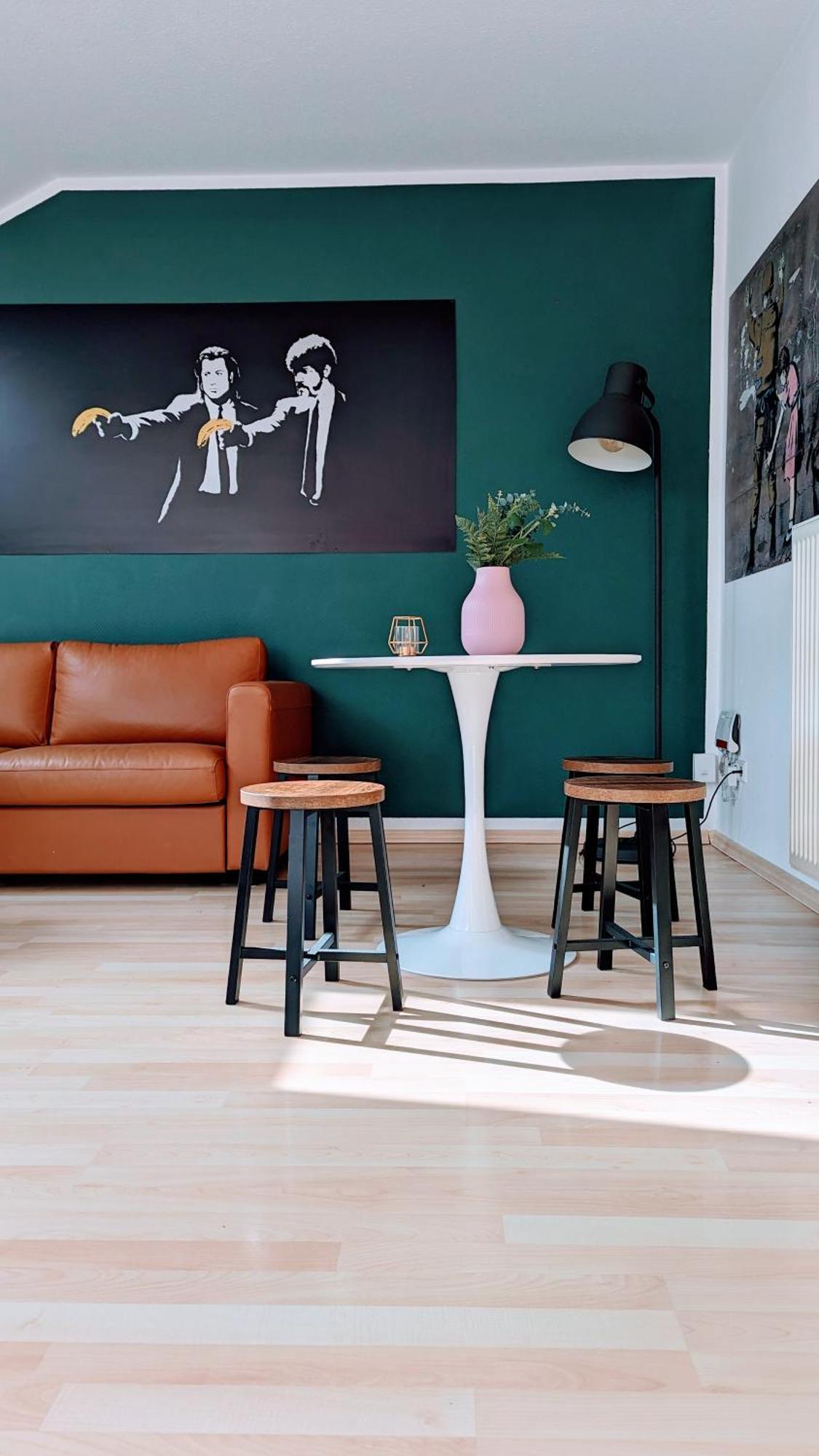 Rooftop Art Apartment, E-Roller,Ausblick,Wlan,Tv Хемниц Экстерьер фото